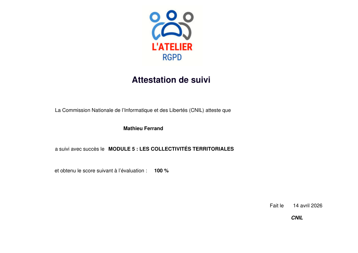 CNIL Module 5